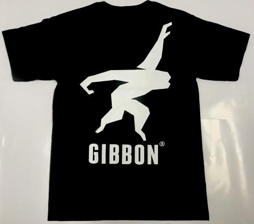画像2: t-シャツ GIBBON JAPAN LOGO (BLACK)